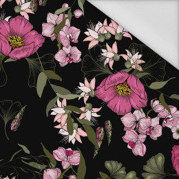 PINK FLOWERS PAT. 2 - Waterproof woven fabric