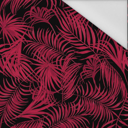 PALM LEAVES pat. 4 / viva magenta - Waterproof woven fabric