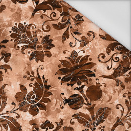 FLORAL  pat. 9 / peach fuzz - Waterproof woven fabric