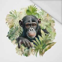 WATERCOLOR MONKEY - panel (75cm x 80cm) Waterproof woven fabric