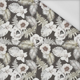 WHITE FLOWERS PAT. 2 - Waterproof woven fabric