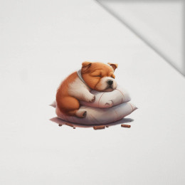 SLEEPING DOG - panel (40cm x 40cm) Viscose jersey 