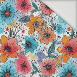 WATER-COLOR FLOWERS pat. 5 - Viscose jersey