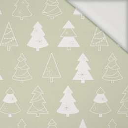GLAZED CHRISTMAS TREES (CHRISTMAS GINGERBREAD) / pistachio - Viscose jersey