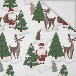 SANTA CLAUS  AND DEERS (IN THE SANTA CLAUS FOREST) - Viscose jersey