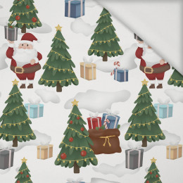 SANTAS WITH A BAGS OF PRESENTS (IN THE SANTA CLAUS FOREST) - Viscose jersey