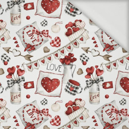 VALENTINVALENTINE'S MIX PAT. 1 (CHECK AND ROSES) - Viscose jersey