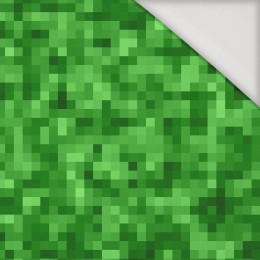 PIXELS pat. 2 / green - Viscose jersey
