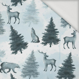 ANIMALS (WINTER IN THE MOUNTAINS) - Viscose jersey