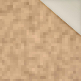PIXELS pat. 2 / beige - Upholstery velour 
