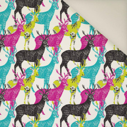 COLORFUL DEERS- Upholstery velour 