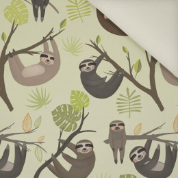 30% SLOTHS / mosteras (SLOTHS) / pistazie- Upholstery velour 