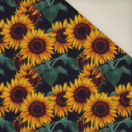 PAINTED SUNFLOWERS pat. 1- Upholstery velour 