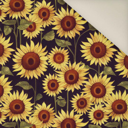 PAINTED SUNFLOWERS pat. 2- Upholstery velour 