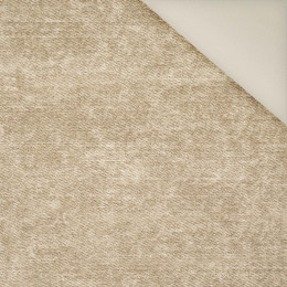 110cm VINTAGE LOOK JEANS (beige)- Upholstery velour 