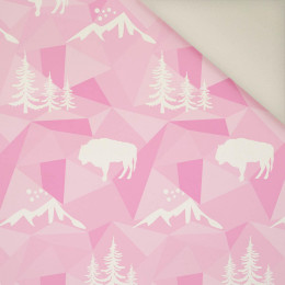 PRIMEVAL FOREST (adventure) / pink- Upholstery velour 
