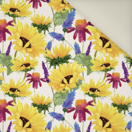 SUNFLOWERS pat. 4 (BLOOMING MEADOW)- Upholstery velour 