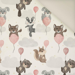 ANIMALS IN CLOUDS pat. 1- Upholstery velour 