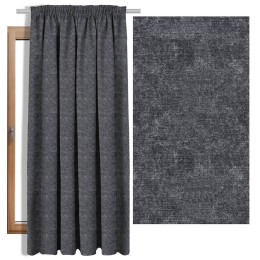 ACID WASH / GRAPHITE  - Blackout curtain fabric