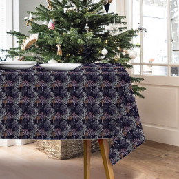 WINTER TREES (WINTER IN PARK) - Woven Fabric for tablecloths