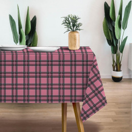 CHECK PAT. 12 / pink - Woven Fabric for tablecloths