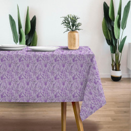 DIGITAL LAVENDER / FLOWERS - Woven Fabric for tablecloths