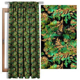 FLORAL  MS. 6 - Blackout curtain fabric