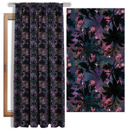 FLORAL  MS. 7 - Blackout curtain fabric