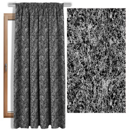 SCRIBBLE Pat. 3 - Blackout curtain fabric
