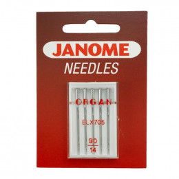 Stretch and knit fabric needles JANOME 5 pcs set - 90