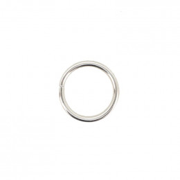 Metal ring 20 mm - silver