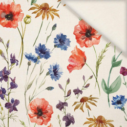 FIELD FLOWERS - Linen 100%