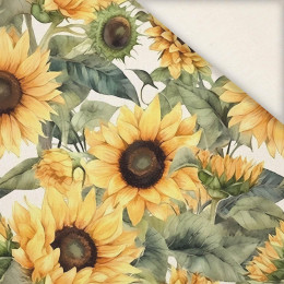 PAINTED SUNFLOWERS pat. 3 - Linen 100%