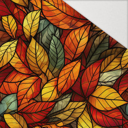 LEAVES / STAINED GLASS PAT. 2 - Hydrophobic brushed knit