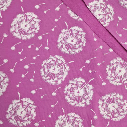 DANDELION pink- looped knit fabric