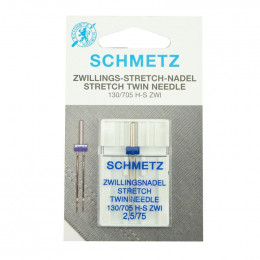 Schmetz Stretch Twin Needle - 75/2,5