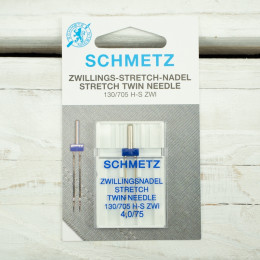 Schmetz Stretch Twin Needle - 75/4,0