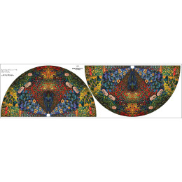FARM GARDEN WITH SUNFLOWERS (Gustav Klimt) - circle skirt panel