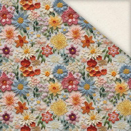 FLOWERS 3D PAT. 15 - Linen 100%