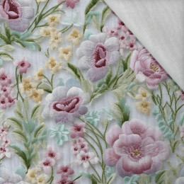 FLOWERS 3D PAT. 8 - Cotton muslin