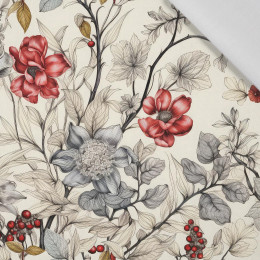 FLOWERS wz.16 - PERKAL Cotton fabric