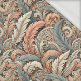 FLOWERS WZ.23 - looped knit fabric
