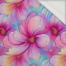 FLOWERS WZ.29 - looped knit fabric