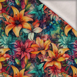 FLOWERS WZ.41 - brushed knitwear with elastane ITY
