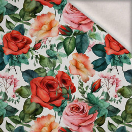 FLOWERS WZ.45 - brushed knitwear with elastane ITY