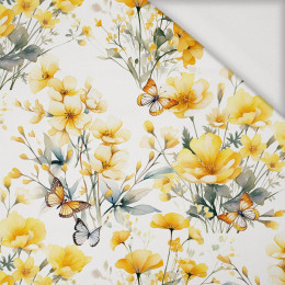 FLOWERS (BUTTER YELLOW) - Viscose jersey