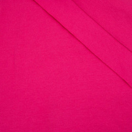 FUCHSIA - Ribbed knit fabric