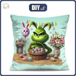 PILLOW 45X45 - FUNNY EASTER pat.4 PRANKSTER - sewing set