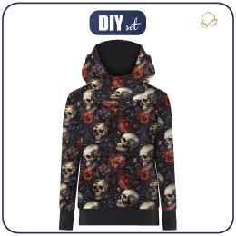 HYDROPHOBIC HOODIE UNISEX - GOTHIC wz. 2 - sewing set
