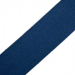 Cotton webbing tape 30mm - dark blue